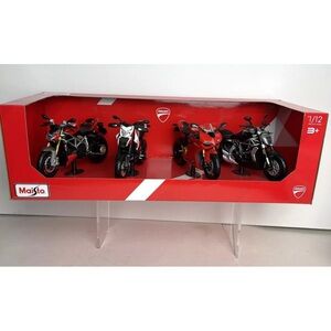 Maisto Ducati Motorcycles 1/12 Die-cast Metal: pack of 4 - Brand New